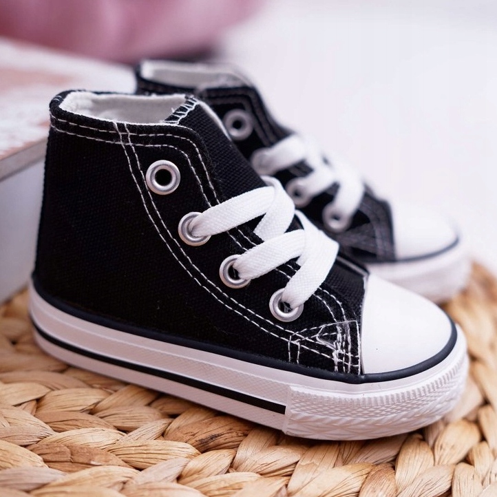 FRROCK Baskets classiques noires Filemon pour enfants le noir le noir 1