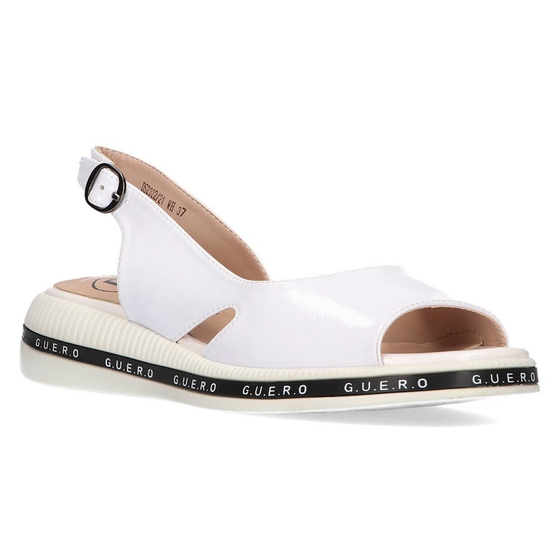 Sandales compensées Filippo DS2322 / 21 Wh blanc blanche 1