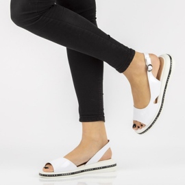 Sandales compensées Filippo DS2322 / 21 Wh blanc blanche 3
