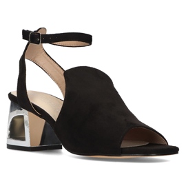 Sandales à talons Filippo DS2107/21 Bk Noir le noir 1