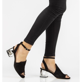 Sandales à talons Filippo DS2107/21 Bk Noir 2