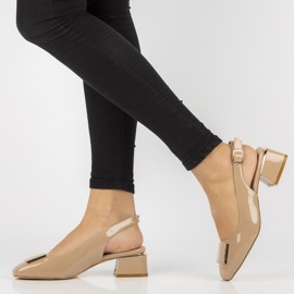 FILIPPO DP2086/21 Escarpins à Talon Beige 1