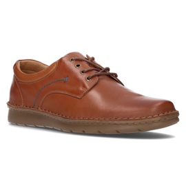 Chaussures en cuir Filippo 5304-3 marron brun 1