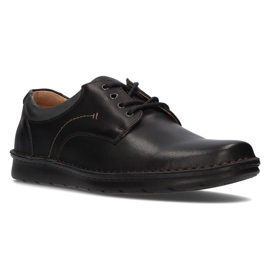Chaussures en cuir Filippo 5304-1 noir 1