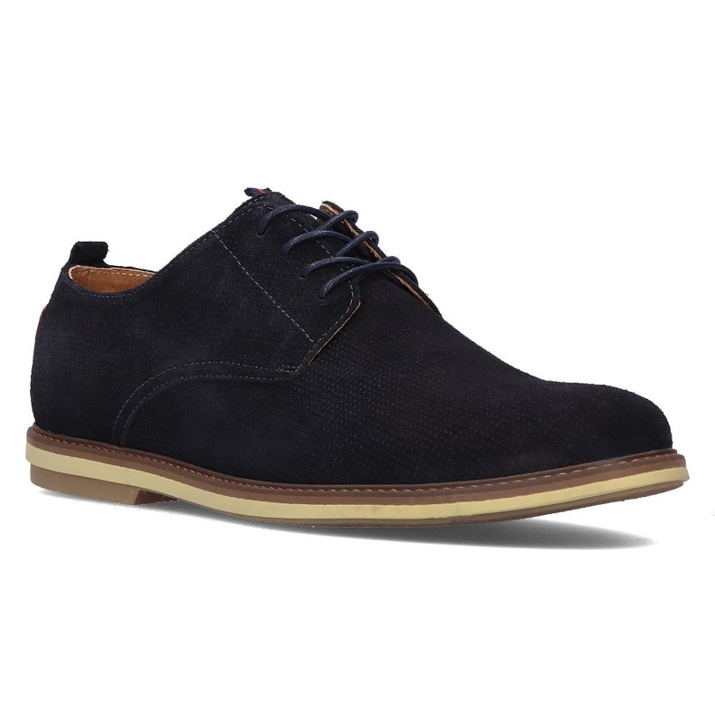 Chaussures en cuir Filippo 5385-1 bleu marine 1 Chaussures en cuir Filippo 5385-1 bleu marine 1