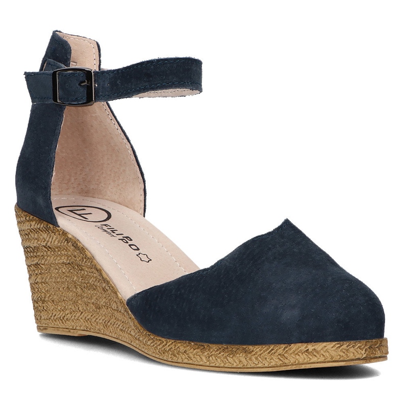 Sandales en cuir Filippo DS1394/21 Nv bleu marine 1