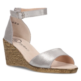 Sandales en cuir Filippo DS2137/21 Si argent 1