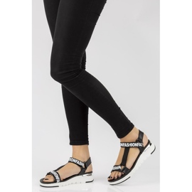 Sandales en cuir Filippo DS2169/21 Bk noir le noir 3