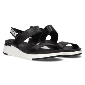 Sandales en cuir Filippo DS2141/21 Bk noir le noir 5