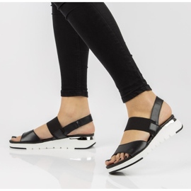 Sandales en cuir Filippo DS2140/21 Bk noir le noir 1