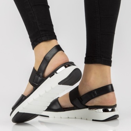 Sandales en cuir Filippo DS2140/21 Bk noir le noir 2