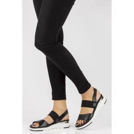 Sandales en cuir Filippo DS2140/21 Bk noir le noir 3