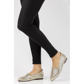 Cuir seigneurs Filippo DP2039/21 Go or d'or 3