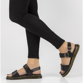 Sandales en cuir Filippo DS2040/21 Bk noir le noir 2