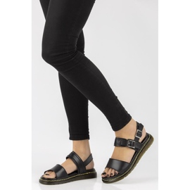 Sandales en cuir Filippo DS2040/21 Bk noir le noir 3