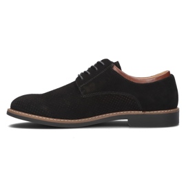 Chaussures en cuir Filippo MP2399/21 Bk noir le noir 2