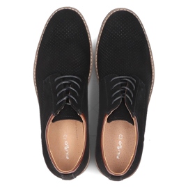 Chaussures en cuir Filippo MP2399/21 Bk noir le noir 4