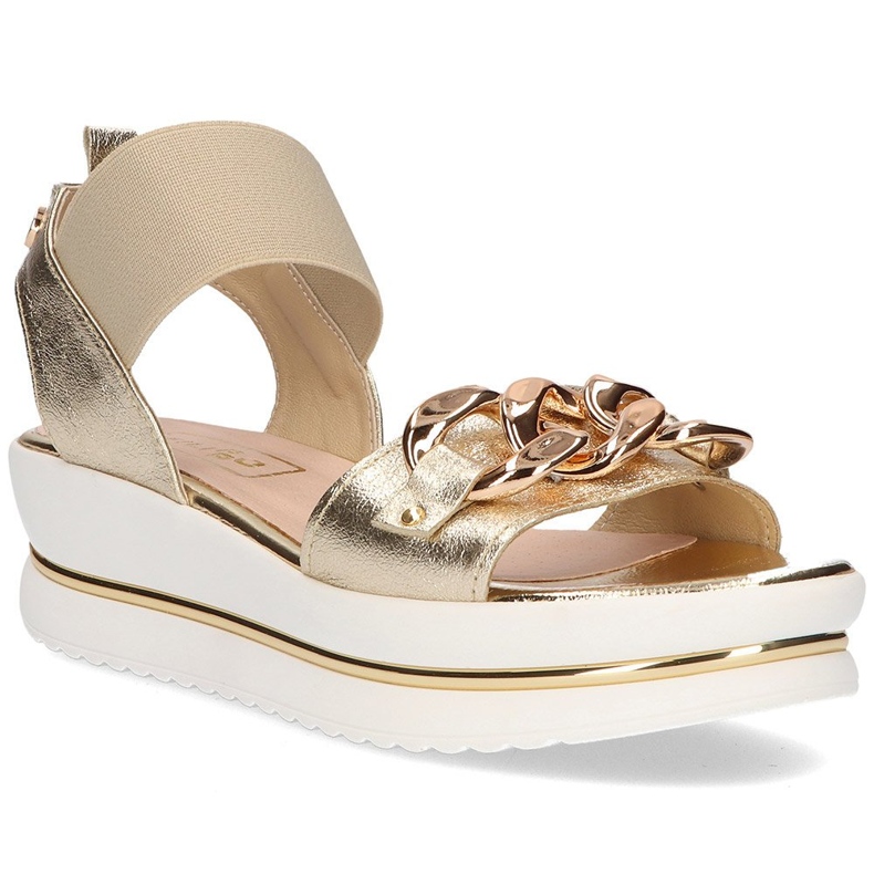Sandales en cuir Filippo 104 or d'or 1
