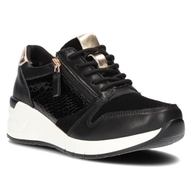 Baskets en cuir Filippo DP2052/21 Bk noir le noir 3