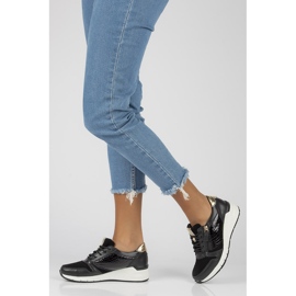 Baskets en cuir Filippo DP2052/21 Bk noir le noir 9