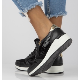 Baskets en cuir Filippo DP2052/21 Bk noir 1