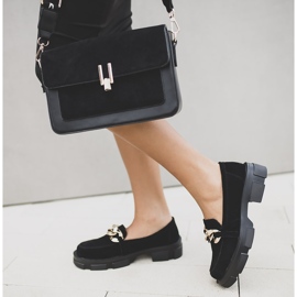 Chaussures en cuir Filippo DP3221/21 Bk S noir le noir 10