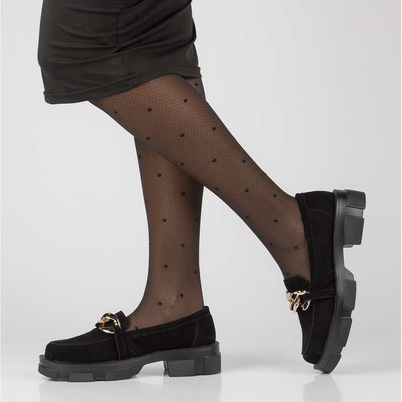 Chaussures en cuir Filippo DP3221/21 Bk S noir le noir 1