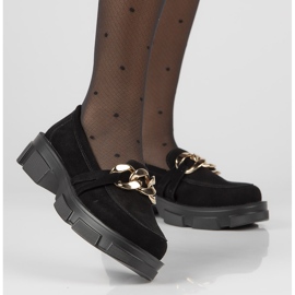 Chaussures en cuir Filippo DP3221/21 Bk S noir 2