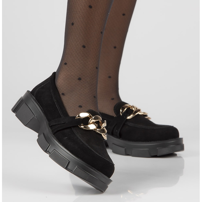 Chaussures en cuir Filippo DP3221/21 Bk S noir 2