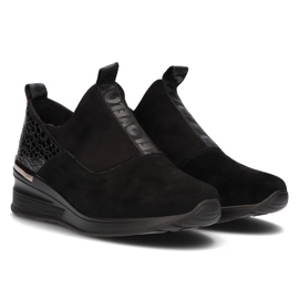 Baskets en Cuir Filippo DP1689/21 Bk Bk Noir le noir 8