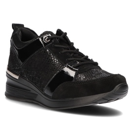 Baskets en cuir Filippo DP3170/21 Bk noir le noir 2