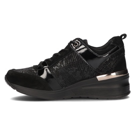 Baskets en cuir Filippo DP3170/21 Bk noir le noir 3