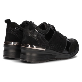 Baskets en cuir Filippo DP3170/21 Bk noir le noir 6
