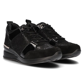 Baskets en cuir Filippo DP3170/21 Bk noir le noir 7