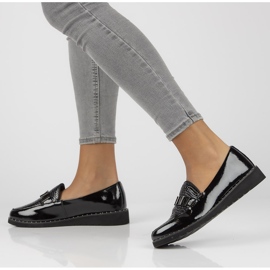 Mocassins en cuir Filippo DP1515 / 21 Bk L noir 2