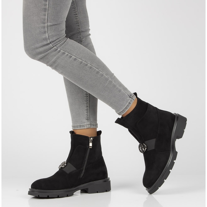 Bottines Filippo DBT3330/21 Bk noires le noir 1