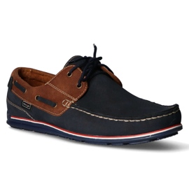 Mocassins Filippo 1774 K Granat + Nubuck marron brun bleu marine 1