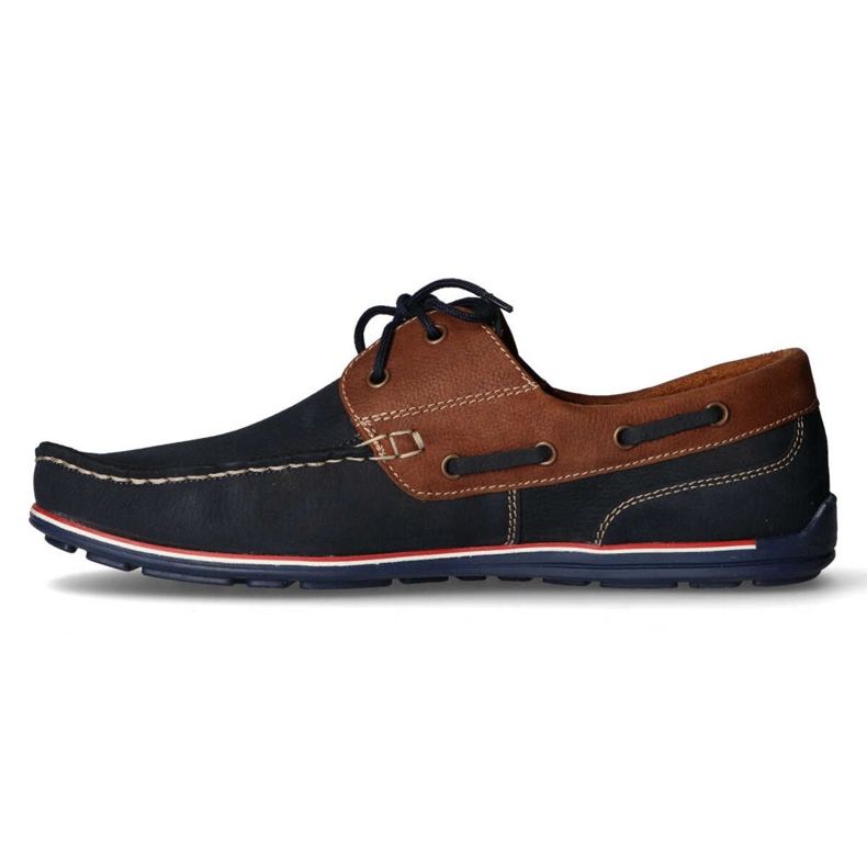 Mocassins Filippo 1774 K Granat + Nubuck marron brun bleu marin 2