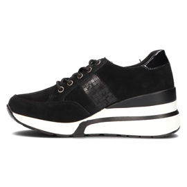 Baskets en cuir Filippo DP3176/21 Bk noir le noir 1