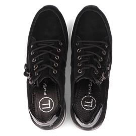 Baskets en cuir Filippo DP3176/21 Bk noir le noir 2