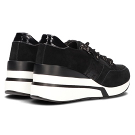 Baskets en cuir Filippo DP3176/21 Bk noir le noir 3