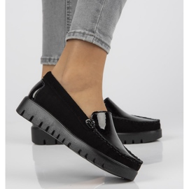 Filippo Chaussures en cuir DP3024/21 Bkl noir le noir 7