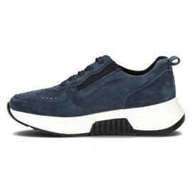 Filippo Baskets en cuir DP3171/21 Nv bleu marine 1