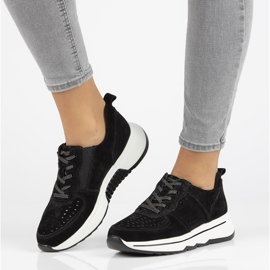 Filippo Baskets en cuir DP3171/21 Bk noir le noir 4