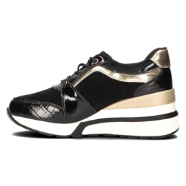 Baskets en cuir Filippo DP3167 / 21 Bk noir 1