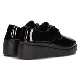 Chaussures en cuir Filippo DP3025 / 21 Bk noir le noir 3