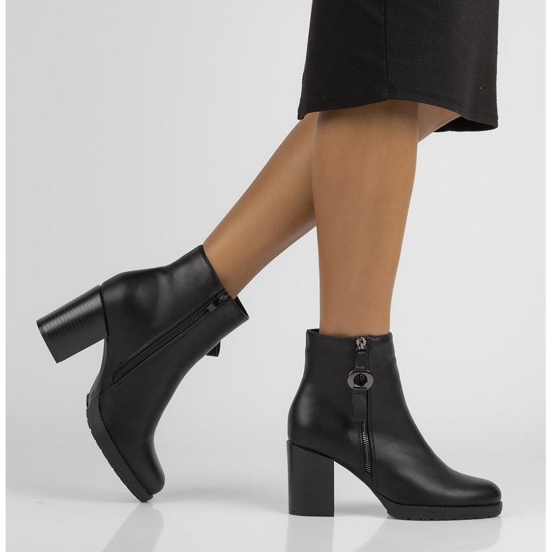 Bottines Filippo DBT3077/21 Bk noires le noir 1