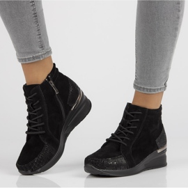Bottes en cuir Filippo DBT1504 / 21 Bk Bk noir le noir 6