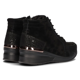 Bottes en cuir Filippo DBT1504 / 21 Bk Bk noir le noir 3