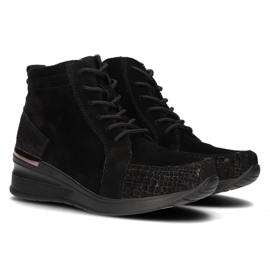 Bottes en cuir Filippo DBT1504 / 21 Bk Bk noir le noir 4